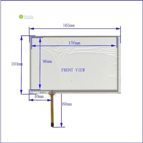 ZhiYuSun XWT269 7.1inch 4 line For Car DVD touch screen panel for radio car165*104this is compatible 165mm*104mm FreeShipping