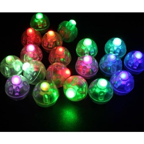 10 Pcs Mini LED Light Bulbs Glowing Balloon Led Light Bullet Switch Light Bar Party Wedding Holiday Garden Decoration