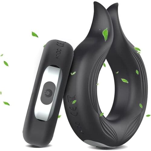 10 Speed Vibrating Men Penis Ring Vibrator Delay Ejaculation Male Ring Male Ring Sex Toys for Couples Adult Supplies Sex Product