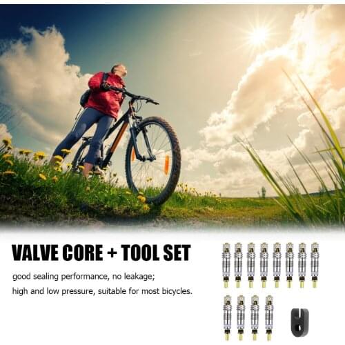 2/6/12pcs Brass MTB Road Bike Bicycle Presta Valve Cores Valve Core Remover Stem Presta Style Tyre Valve Core