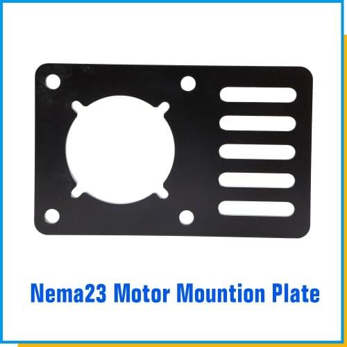 3D Printer part Openbuilds nema23 motor mounting plate aluminum 96.5mmx60mmx3mm fixed bracket OX CNC v-slot