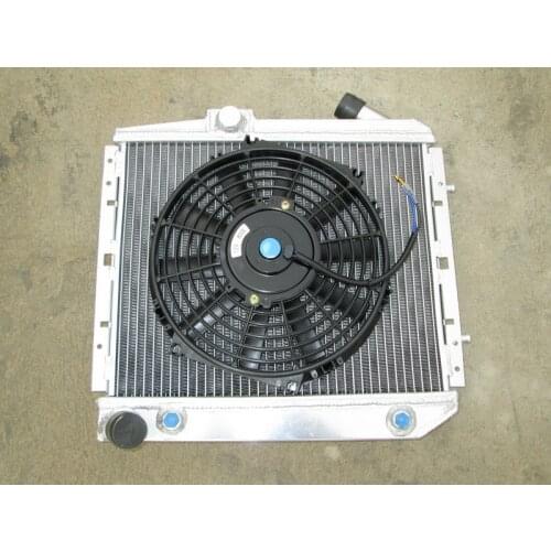50mm Aluminum Radiator + Fan For Renault Super 5 GT R5 R9/11 1.4 Turbo AT 1985-1991 90 89 88 87 86