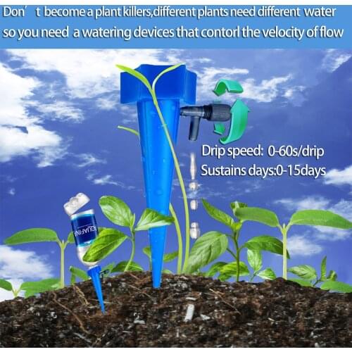 Household Seepage Device Dripper Drip Plant Automatic Watering Device with Switch Control Can Regulate Water Flow