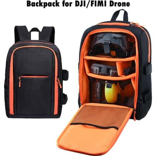 SUNNYLIFE for DJI Mavic Air 2 Bag Carring Case Shockproof Travel Backpack for Drone Remote Controller Battery Accessories