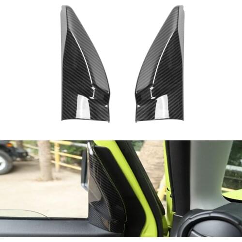 For Suzuki Jimny 2019+ Car A Pillar Decoration Bezel Cover Trim Styling Interior Auto Moldings Accessories