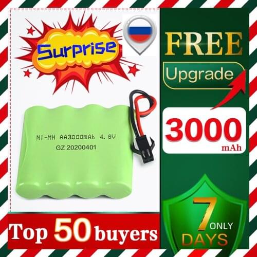 M Model ) 4.8v 2400mah NiMH Battery For Rc toys Cars Tanks Robots Boats Guns 4.8v Rechargeable Battery 4*AA Battery Pack 1Pcs