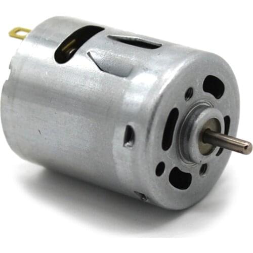 DC 6V-14V 12V Micro 365 Electric Motor 7000rpm DIY for Hair Dryer DC Carbon Brush Motor Handmade DIY Accessories