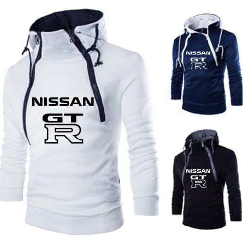 2021 Men Hoodies GTR Car Logo Print Sweatshirt Spring Autumn Double strand New Men Hoodie harajuku Casual Hoody