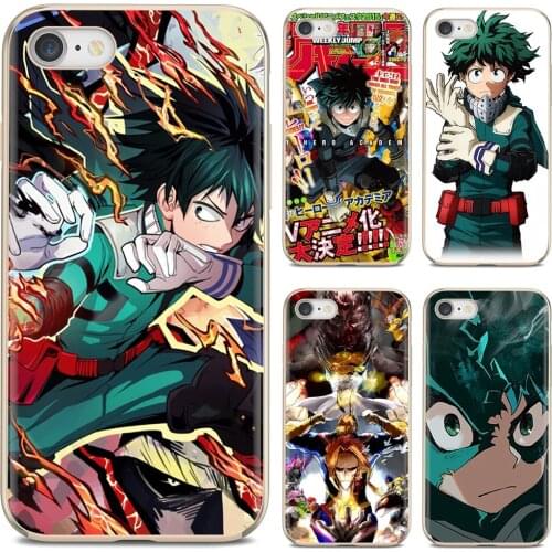 Soft TPU Case For Huawei Y6 Y5 2019 For Xiaomi Redmi Note 4 5 6 7 8 Pro Mi A1 A2 A3 6X 5X 7A My Hero Academia anime Luxury