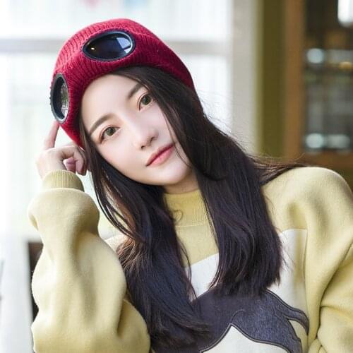 New Men Women Short Cuffed Knitted Cap Retro Navy Style Glasses Design Solid Color Manual Hats Casual Ski Fisherman Outdoor Hat