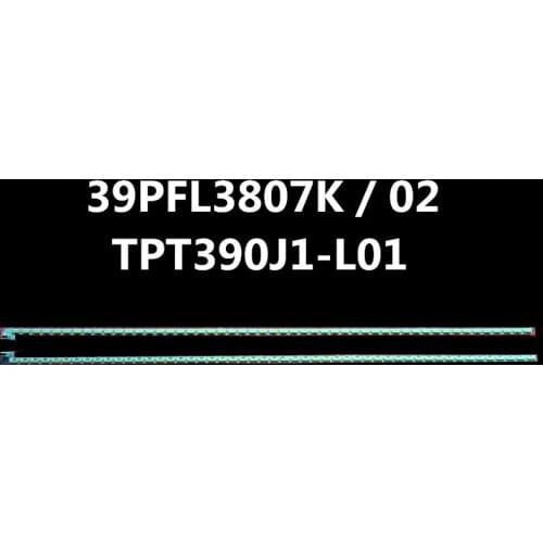 New LED Backlight strip For Ph ilips 39PFL3807K / 02 TPT390J1-L01 1KIT=2PCS