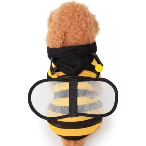 Pet Dog Clothes Hoodie Fancy Cat Bee Costume Puppy Coat