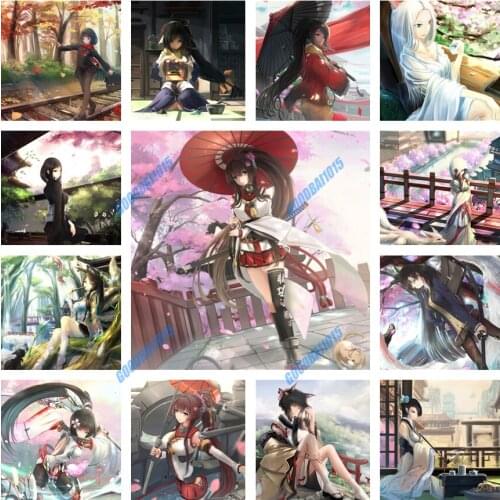 Full Square Diamond Embroidery Diy Home Decor Mosaic Diamond Painting Anime Girl Kikivi Exquisite Mood Cross Stitch Kits Craft