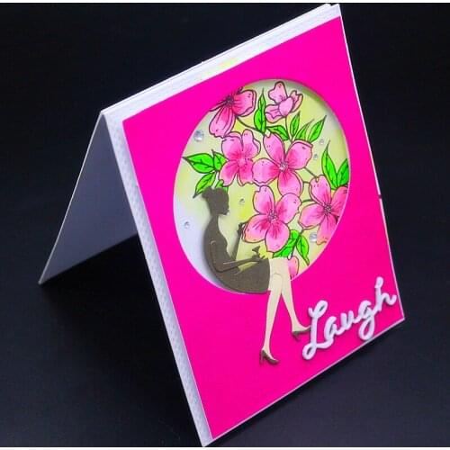 SCD1181 Beautiful Women Metal Cutting Dies For Scrapbooking Stencils DIY Album Cards Decoration Embossing Folder Die Cuts Tools