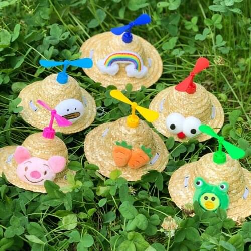 Dog Hat Pet Decoration fot Small Medium Big Dogs Cats Costume Pets Photography Props Cute fan Dog Cat Straw Hat Pet Supplies #7