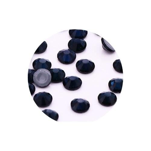 SS5-SS30 Glass Crystal Chinese Cymbid Rhinestones Iron On Stones Flatback Clear Hotfix Rhinestones For Wedding Dress Shoes Diy