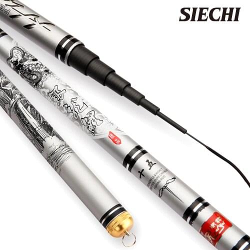 Telescopic Mini Fishing Rod Carbon Fiber 3.6/4.5/5.4/6.3/7.2m Ultra Light Stream Fishing Pole Hand Rod Carp Fishing Feeder Rod