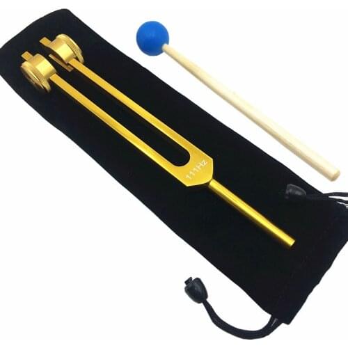 Aluminum alloy physiotherapy Chakra 111Hz tuning fork 112.45hz tuning fork