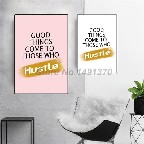 Women Office Wall Art Inspirational Declaration Artwork Aesthetic Poster Painting On Canvas Bedroom Decoration Pictures Home