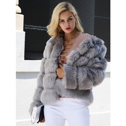 Women Fluffy Faux Fur Coat Fourrure Femme Biker Jacket Leather Thick Winter Especially High Quality Teddy Russian Style Warm
