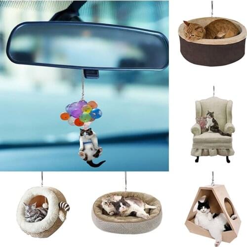 1PC NEW Small Cat Pendant Wind Chimes Hummingbird Wind Chimes Wooden Listing Indoor And Outdoor Ornaments