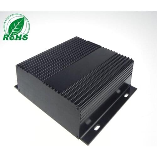 168*150*43mm Black color aluminium case diy aluminium mounting plate project box free shipping
