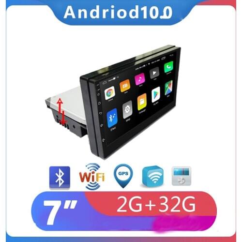 Android 10 1DIN 7 Inch Car Stereo Radio WiFi Bluetooth MP5 FM 1080P Quad-Core GPS Navigation Car Radio Player Universal auto