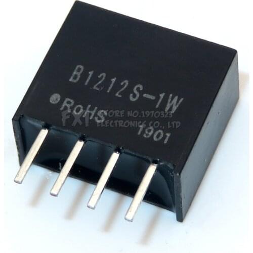 B1212S-1W 2W B1212S DC-DC regulated power supply module 12v to 12v brand New Genuine Isolating Switching Power Supply DIP4 SIP4