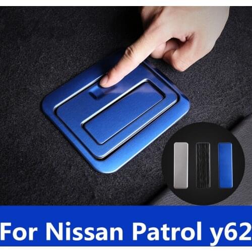 Trunk Toolbox switch Decorative frame Patch Accessories Trunk toolbox switch decorative frame patch For Nissan Patrol y62