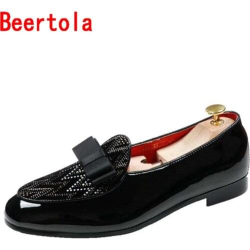 Мужские лакированные туфли Beertola China At AliExpress