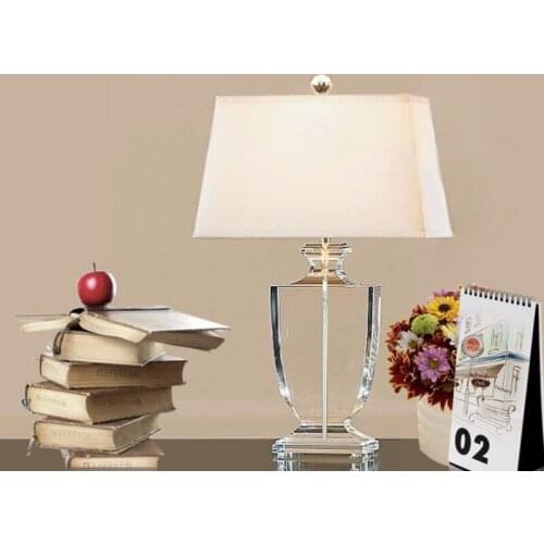 Free Shipping Modern Simple Crystal Lamp Bedside Lamp For Living Room Creative Wedding Table Lamp Luxury Decorative Table Lamp