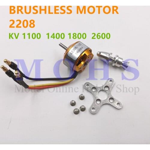 Brushless motor ESC 30A COMBO A2208 2208 motor KV 1100 1400 1800 2600 airplane car boat drone brush less motor ESC