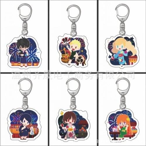 Anime Persona 5 Joker Mokoto Sakura Amamiy Ren Acrylic Pendant Figure Keychain Keyring Collection Model Toy Gift