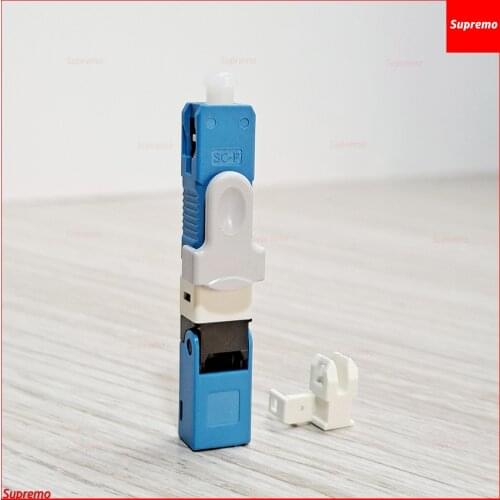 FTTH SC UPC Optical Fiber Quick Connector SC FTTH Fiber Optic Fast Connector Embedded Type ESC250D SC Connector