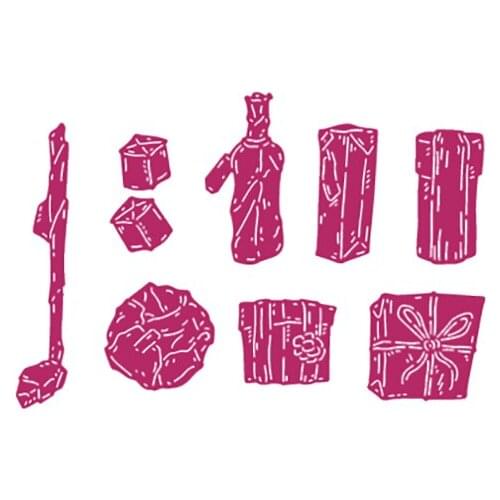 Cute Small Gift Cover Cutting Dies Scrapbook Diary Decoration Stencil Embossing Template DIY Greeting Card Handmade 2021