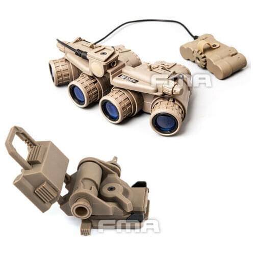 FMA Night Vision Model Set combination Hunting Tactical Airsoft GPNVG 18 NVG Model Plastic L4G24 NVG Mount