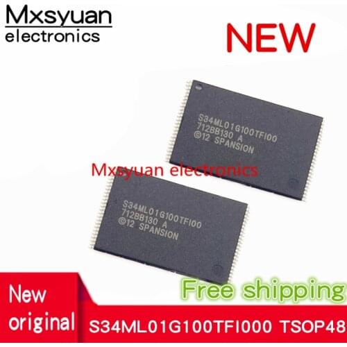 10~100pcs S34ML01G100TFI000 S34ML01G100TFI00 S34ML01G100TF100 TSOP48 New original