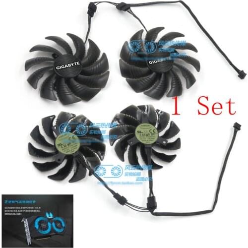 New Original T129215SU for Gigabyte GTX1050 GTX1050Ti GTX1060 GTX1070 RX VEGA56 VEGA64 Graphics Video card Cooling fan