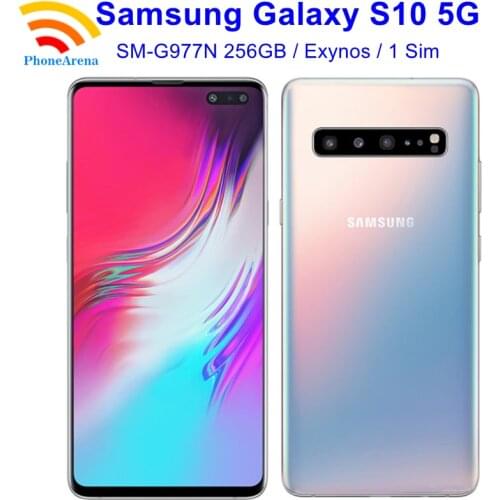 Original Samsung Galaxy S10 5G G977N【95% New】Unlocked Korea Version Cell Phone 6.7" 8GB RAM 256GB ROM Octa Core NFC