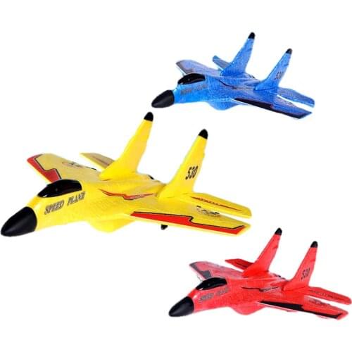 2.4G Electric Airplane MIG530 EPP Foam Novice Remote Control Plane Luminous Fighter 300m Glider RC Aircraft Model Toy for Kids