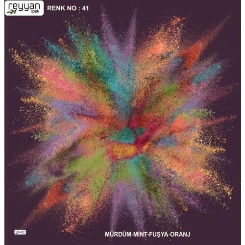 REYYAN SILK OYALIK WRITING (NEW QUALITY)-15347 - RENK-41