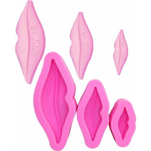 Sexy Lips Silicone Mold Fondant Mould Cake Decorating Tools mouth Gumpaste Molds, Sugarcraft, Kitchen Gadgets T1130
