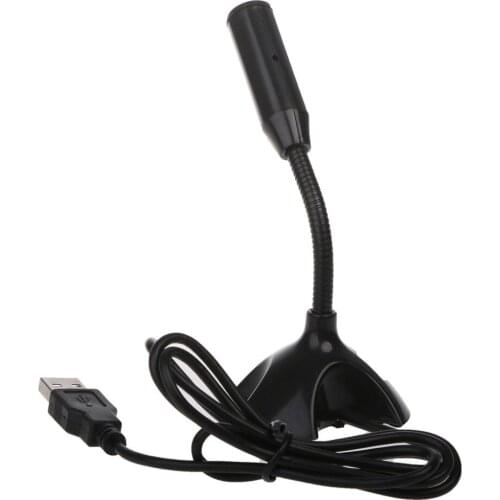 USB Microphone Studio Speech Chatting Singing KTV Mic With Holder For PC Laptop Microphone