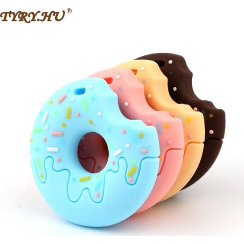 Silicone Teether Biscuit Baby Nursing Accessories Cookies Silicone Cookies Teether Baby Shower Gift Bite Toys Gifts 1pcs