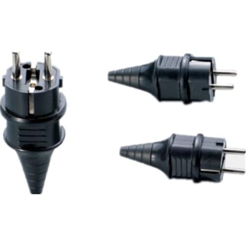 10pcs/lot European 2pin Plug 16A AC Electrical Power Waterproof Industry France Plug Adapter Converter Socket