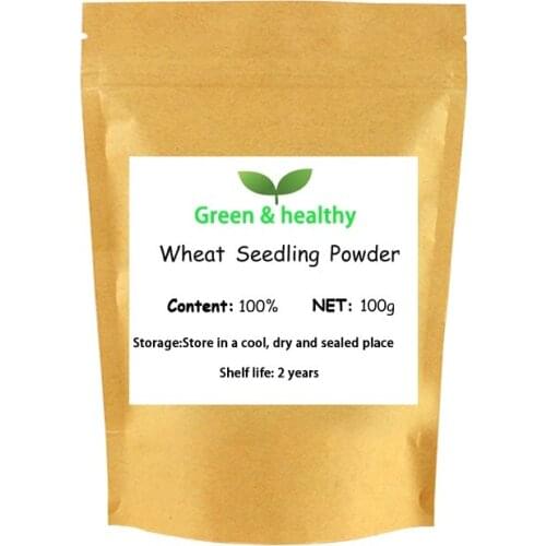 100% Pure Natural Wheat seedling powder/Wheat Grass free shipping