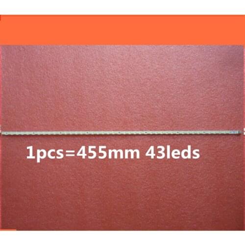4piece/lot 455mm LED Backlight Lamp strip 43leds For Sharp RUNTK4335TP SLED090907 REV.1 AE4060B LK400D3LA8S 40 inch LCD Mon