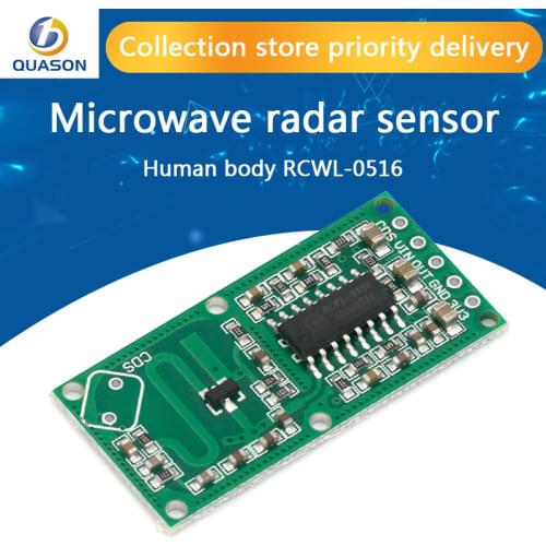 5PCS/LOT RCWL-0516 microwave radar sensor module Human body induction switch module Intelligent sensor
