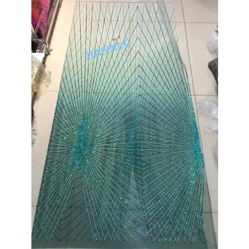 5yard/lot embroidered tulle lace with glued glitter yaking-1101 fashion african glitter lace fabric