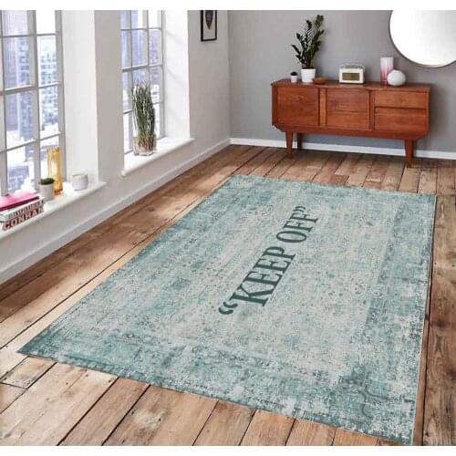 KEEP OFF 7 Classic Patterned Carpet , Fan Carpet Non Slip Floor Carpet,Teens Carpet,Area Rug